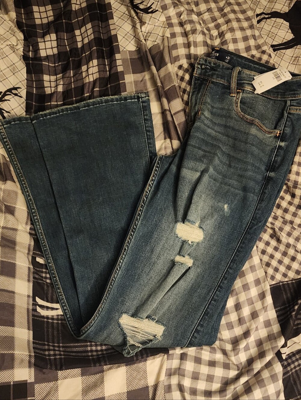 NWT Hollister Womens Boot Cut Jeans Size 13R